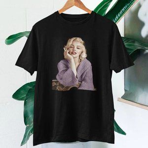 Marilyn Monroe Photo Icon Retro Movie Star Fan Graphic Streetwear T-Shirt